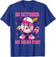 in October we wear Pink Baseball Drip Boy Breast Cancer T-Shirt - T-Shirt | Royal
