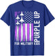 Purple Up for Military Kids Military Child Month T-Shirt - T-Shirt | Royal
