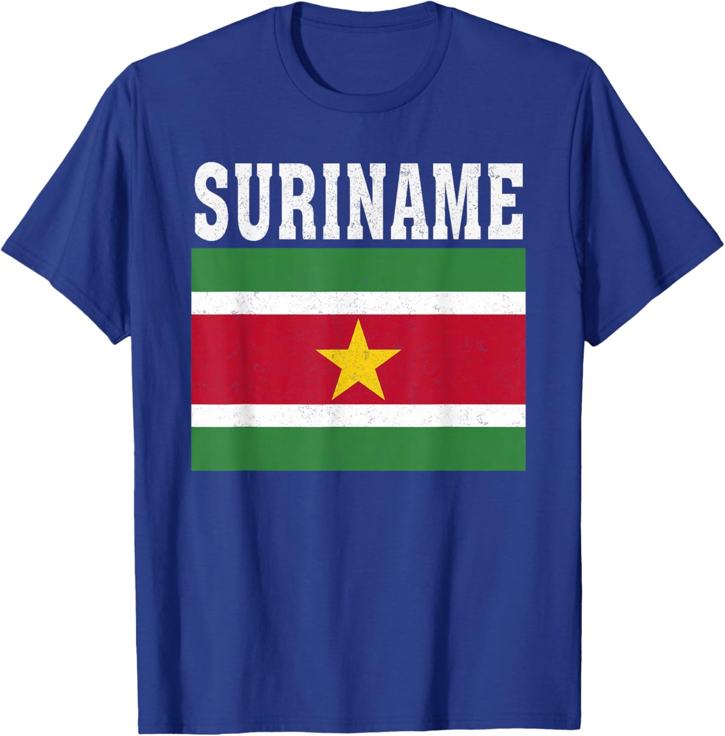 Suriname Flag Patriotic National Roots Souvenir T-Shirt - T-Shirt | Royal