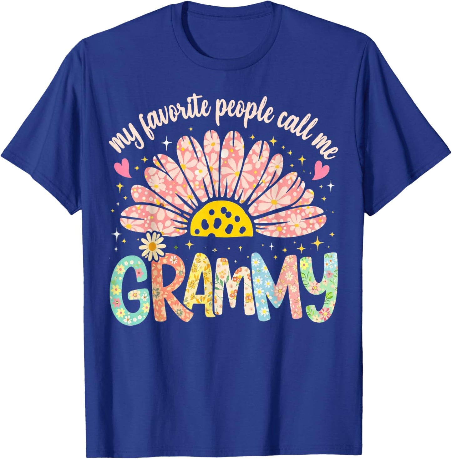 My Favorite People Call Me Grammy Grandmother T-Shirt - T-Shirt | Royal