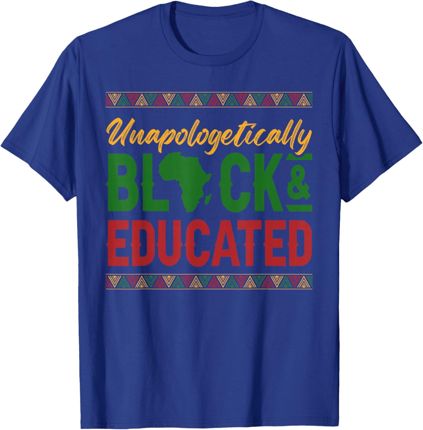 HBCU Black Educated Historically Black Colleges Universities T-Shirt - T-Shirt | Royal