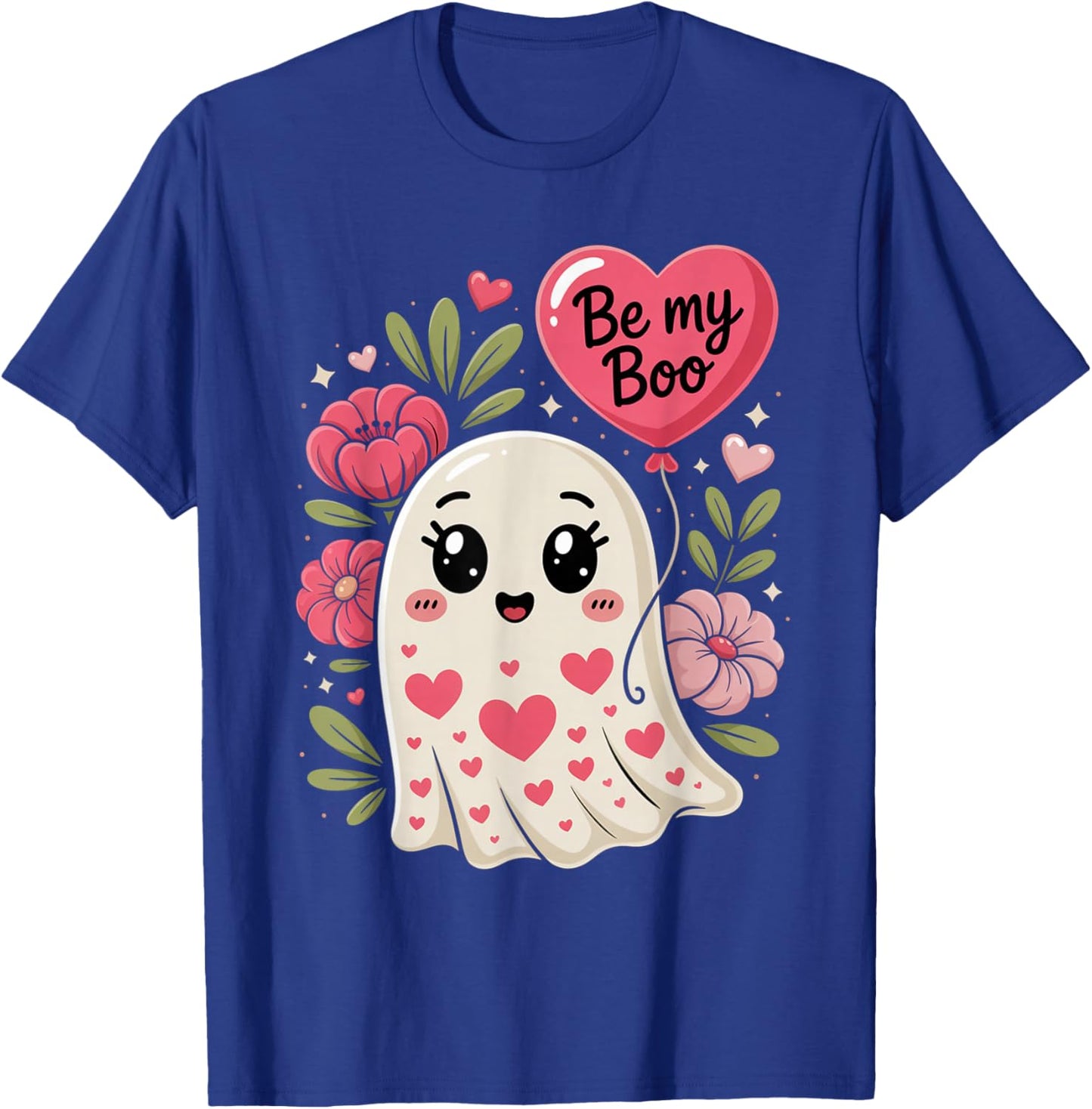 Be My Boo Cute Ghost Valentine´s Day Love T-Shirt - T-Shirt | Royal