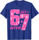 67 Funny Meme Pink Girl T-Shirt - T-Shirt | Royal