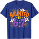 Haunted by 67 Funny Six Seven Meme Spooky Ghost Halloween T-Shirt - T-Shirt | Royal