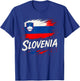 Slovenia Slovenian Flag T-Shirt - T-Shirt | Royal