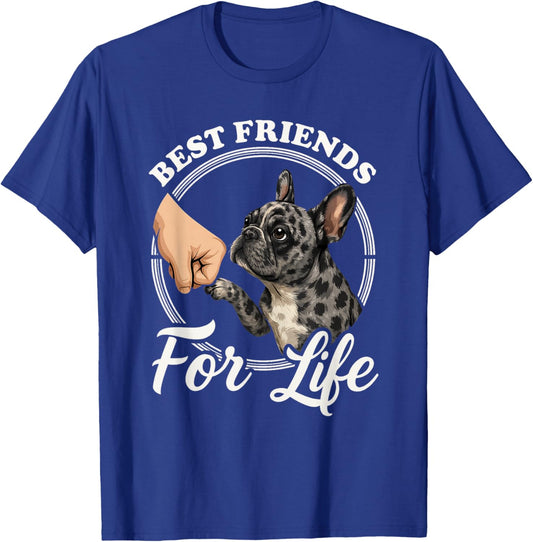 French Bulldog Lover Design Merle French Bulldog T-Shirt - T-Shirt | Royal