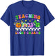 Funny Retro Teaching Lucky Charms Teacher Groovy St Patricks T-Shirt - T-Shirt | Royal