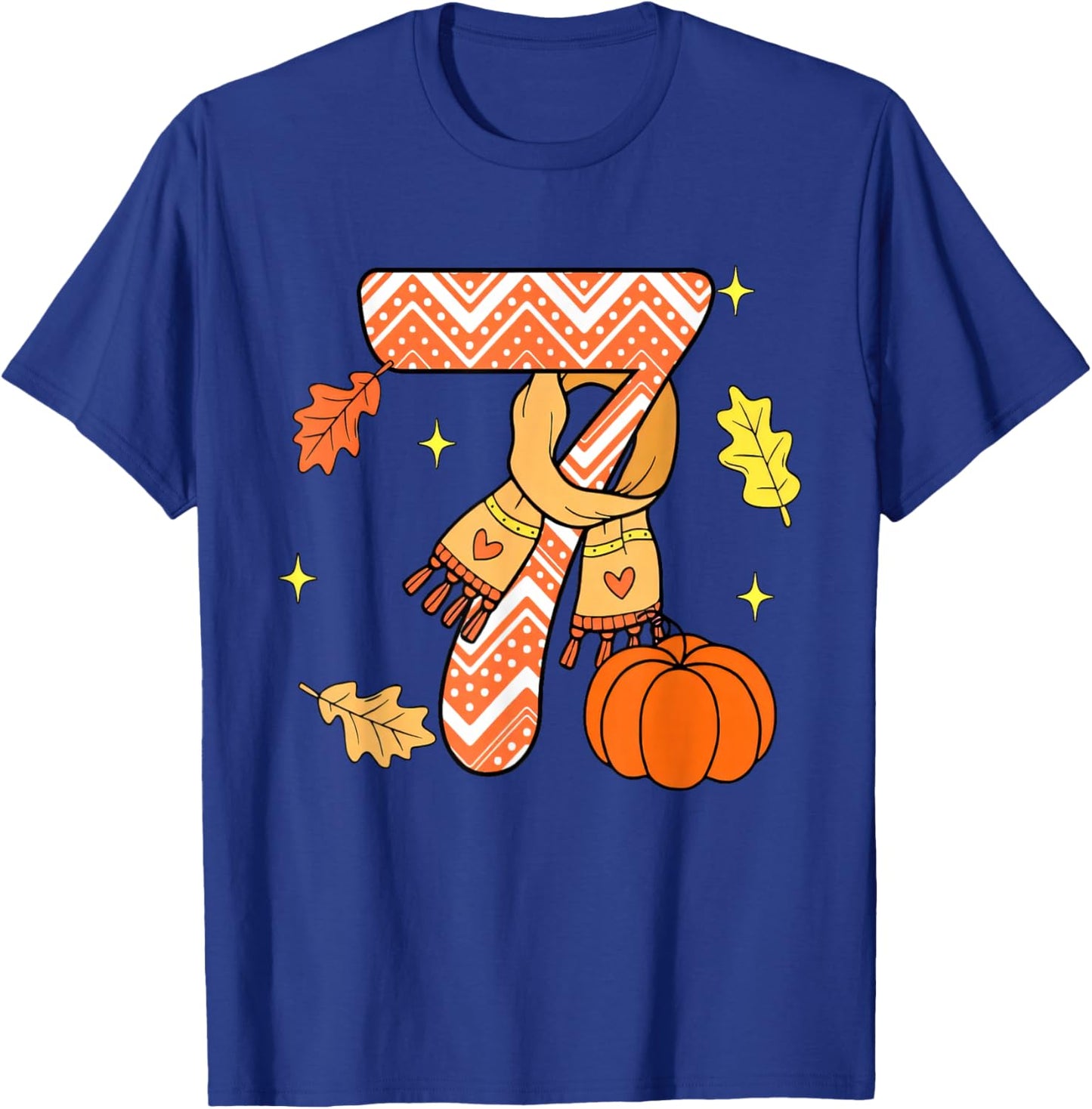 67 Fall Autumn Pumpkin Meme Funny Six Seven T-Shirt - T-Shirt | Royal