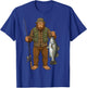 Barramundi Bigfoot Fisher T-Shirt - T-Shirt | Royal