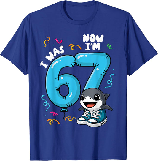 Italian Brainrot 67 Tralalero Six Seven Kids 7 Years Boys T-Shirt - T-Shirt | Royal