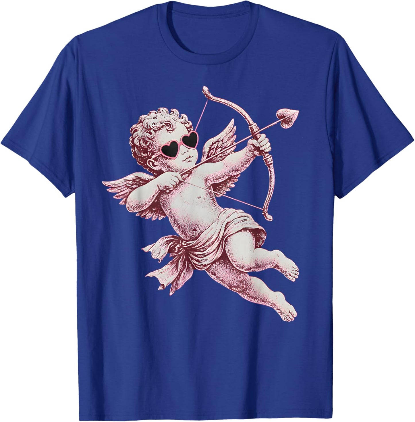Cherub Angel Cupid Vintage Aesthetic Valentines T-Shirt - T-Shirt | Royal