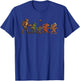 Sasquatch Hiking Funny Camping T-Shirt - T-Shirt | Royal
