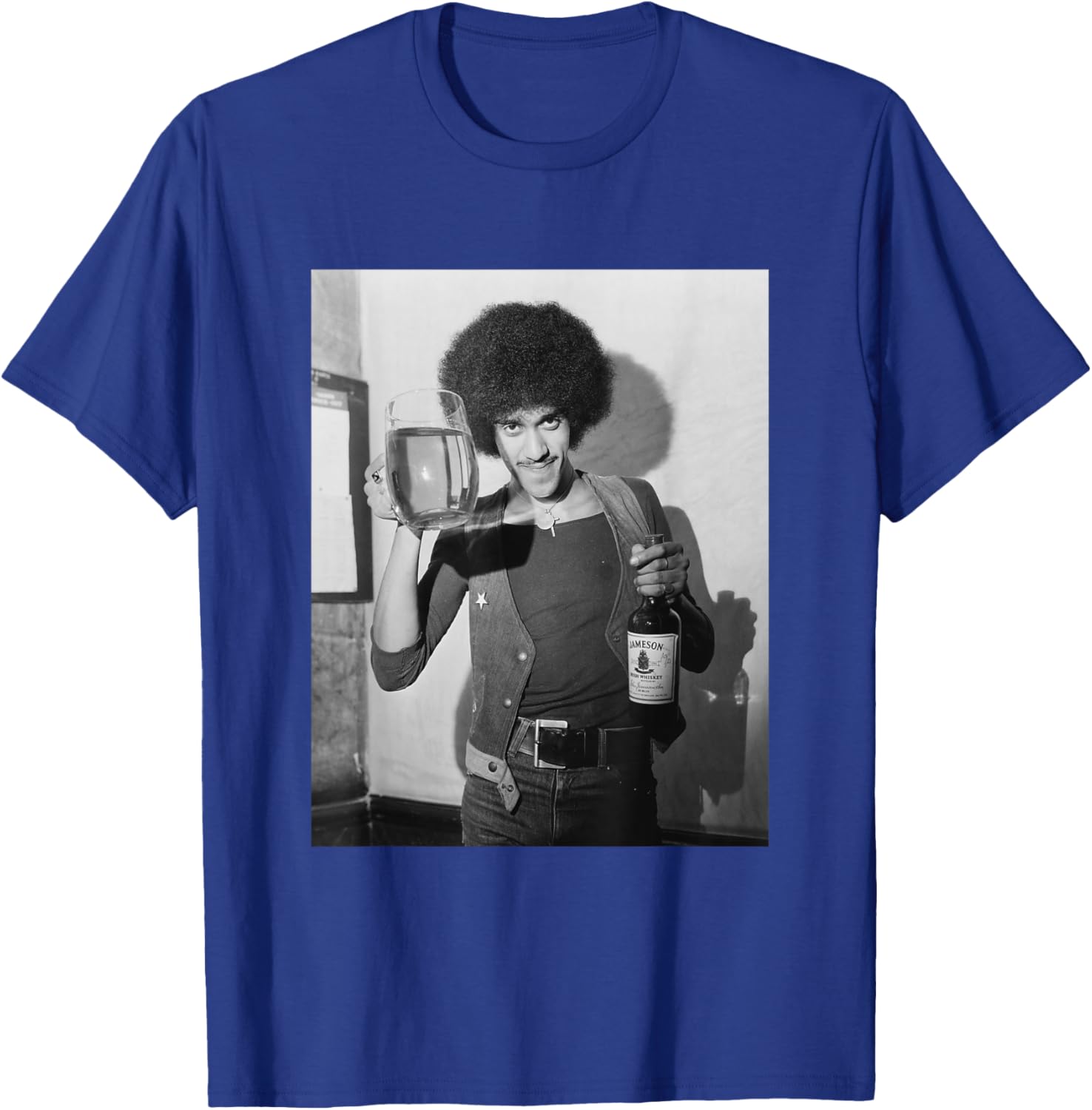 Phil Lynott Thin Lizzy Whiskey in The Jar 1973 T-Shirt - T-Shirt | Royal