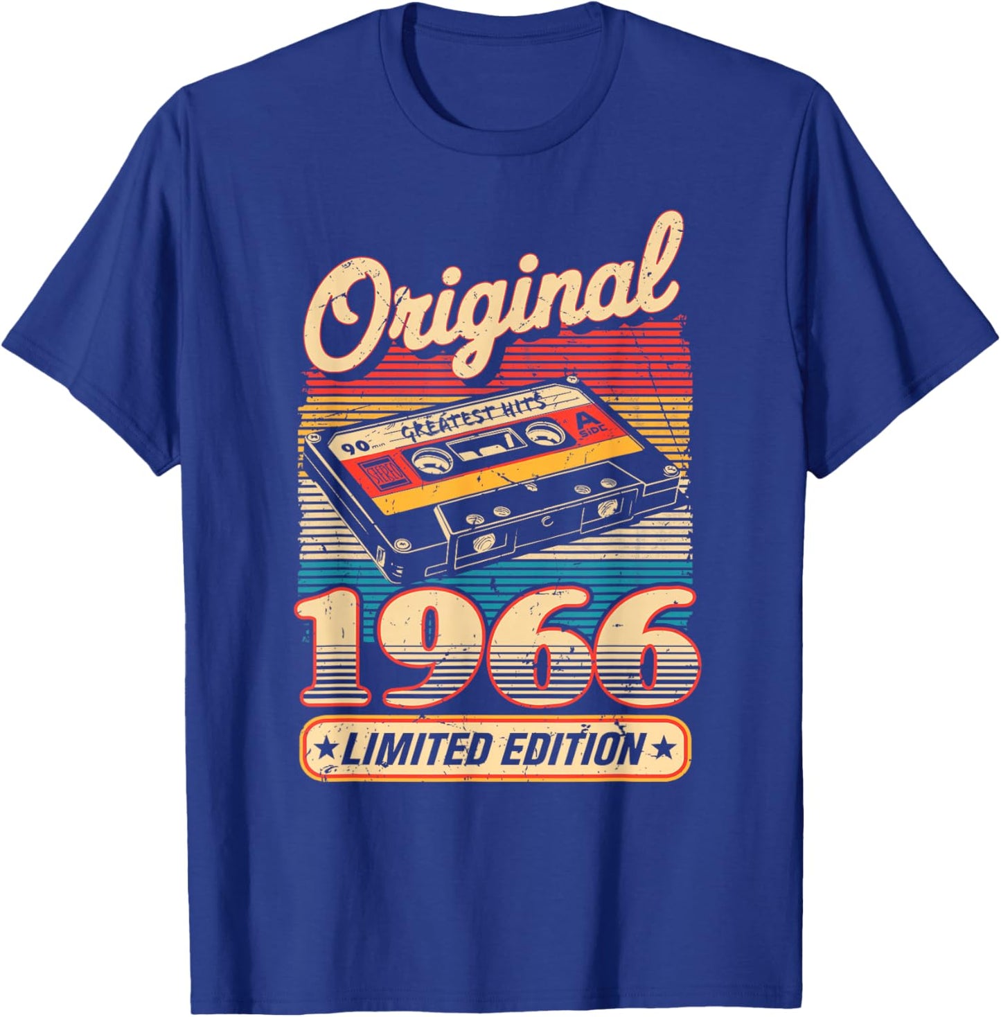 59th Birthday Retro Vintage 1966 Men Women T-Shirt - T-Shirt | Royal