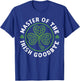 Master of The Irish Goodbye Celtic Knot Shamrock Distressed T-Shirt - T-Shirt | Royal