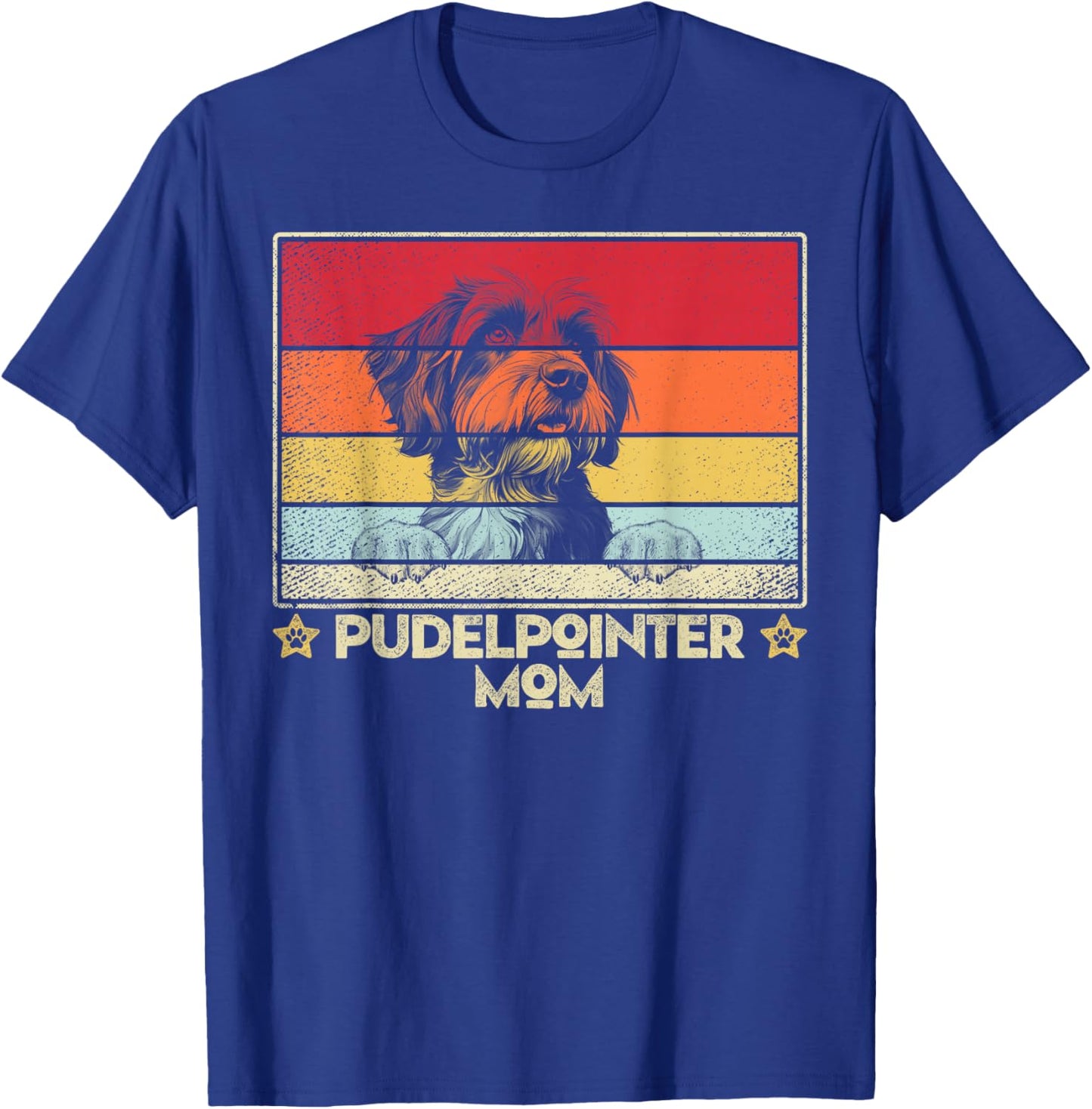Pudelpointer Mom Classic Retro Vintage Style T-Shirt - T-Shirt | Royal