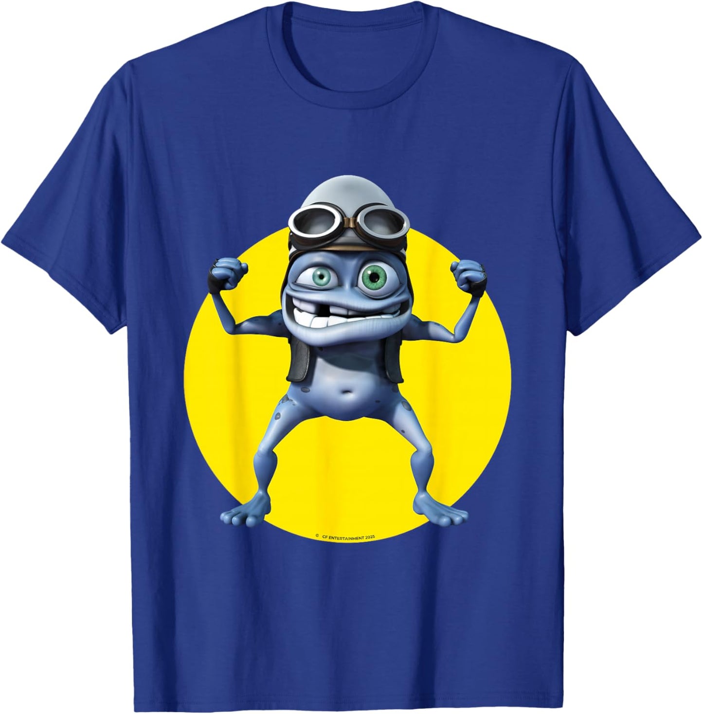Crazy Frog Axel F Double Bicep Pose T-Shirt - T-Shirt | Royal