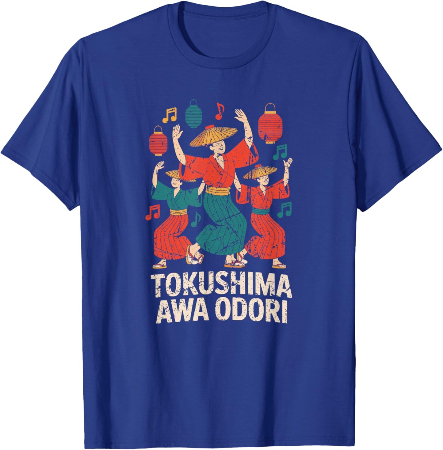 Tokushima Awa Odori Japan Dance Festival Maptsuri Souvenir T-Shirt - T-Shirt | Royal