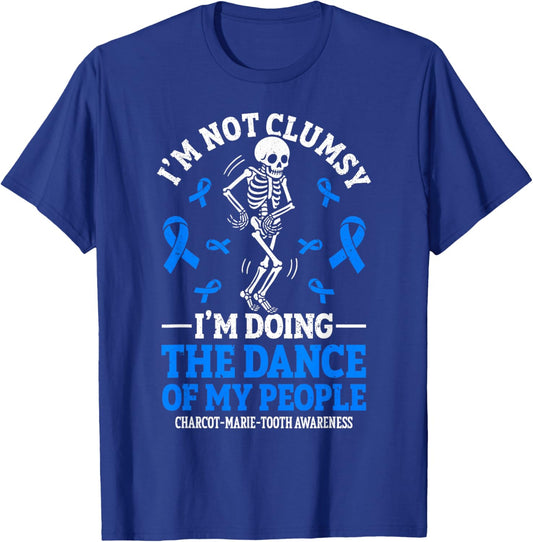 Charcot Marie Tooth Disease Funny CMT Warrior T-Shirt - T-Shirt | Royal