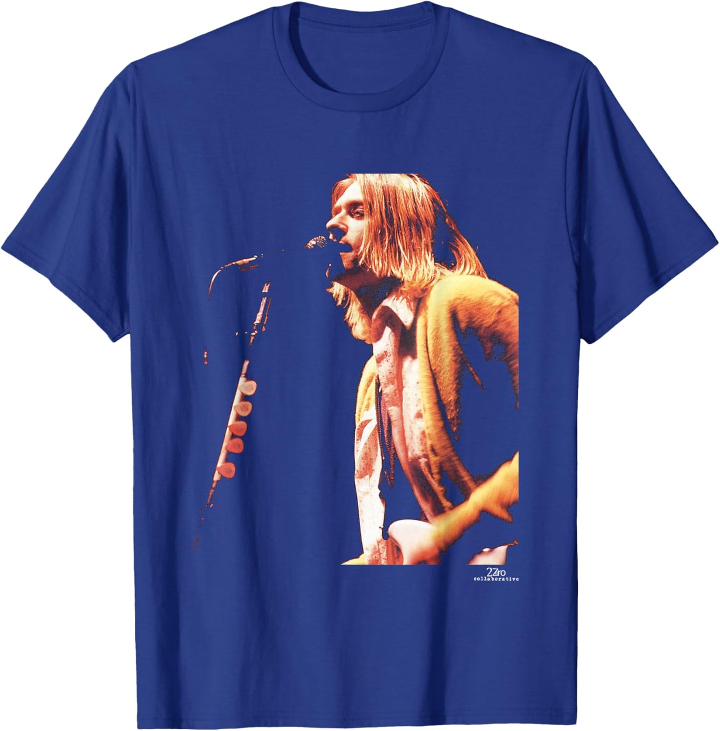 Kurt Cobain Nirvana in Utero Tour by Phil Nicholls T-Shirt - T-Shirt | Royal