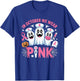 in October We Wear Pink Nurse Ghost Halloween 2025 T-Shirt - T-Shirt | Royal