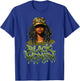 92% Black Women 92 Percent Melanin Queen Afro Pride T-Shirt - T-Shirt | Royal