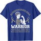 Oligodendroglioma Warrior T-Shirt - T-Shirt | Royal