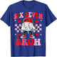 Six Seven 67 Bruh 6 7 Meme Baseball Ice Cream Drip Valentine T-Shirt - T-Shirt | Royal