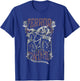 Terror Twins Skull Style Front Print T-Shirt - T-Shirt | Royal