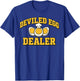 Funny Thanksgiving Fathers Day Retro Deviled Egg Dealer T-Shirt - T-Shirt | Royal