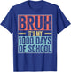 Bruh It's My 1000 Days of School 5th Grade Elementary Kids T-Shirt - T-Shirt | Royal