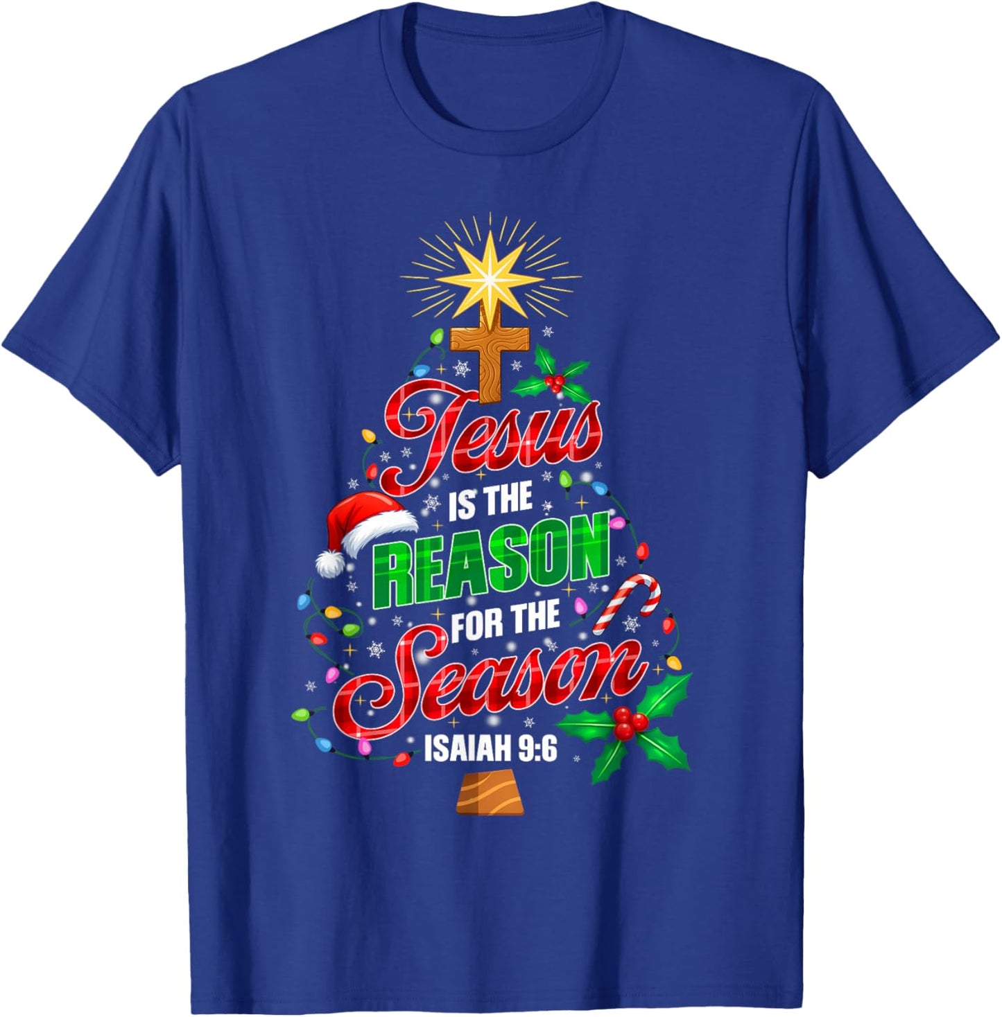 Christian is The Reason for The Season Christmas Xmas Men Wo T-Shirt - T-Shirt | Royal