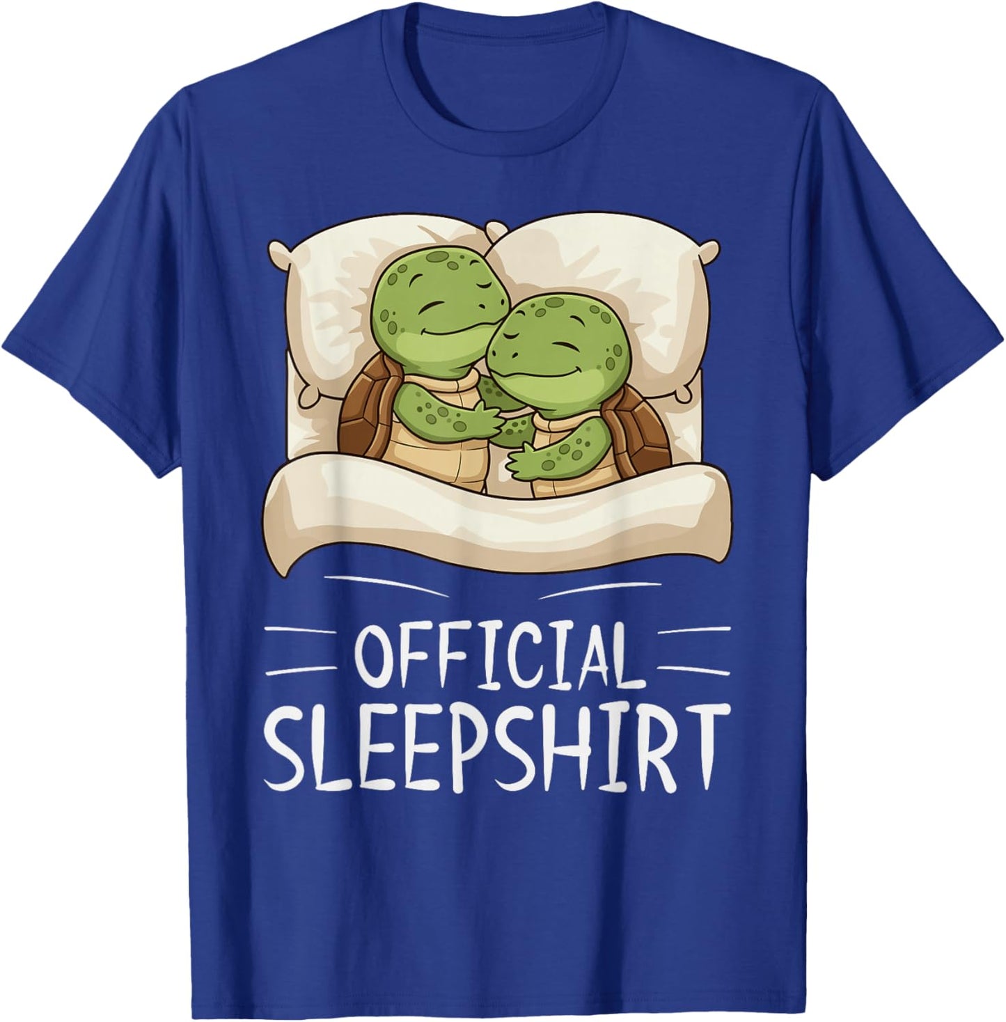 Turtle Animal Official Sleepshirt Pajamas Nightgown T-Shirt - T-Shirt | Royal