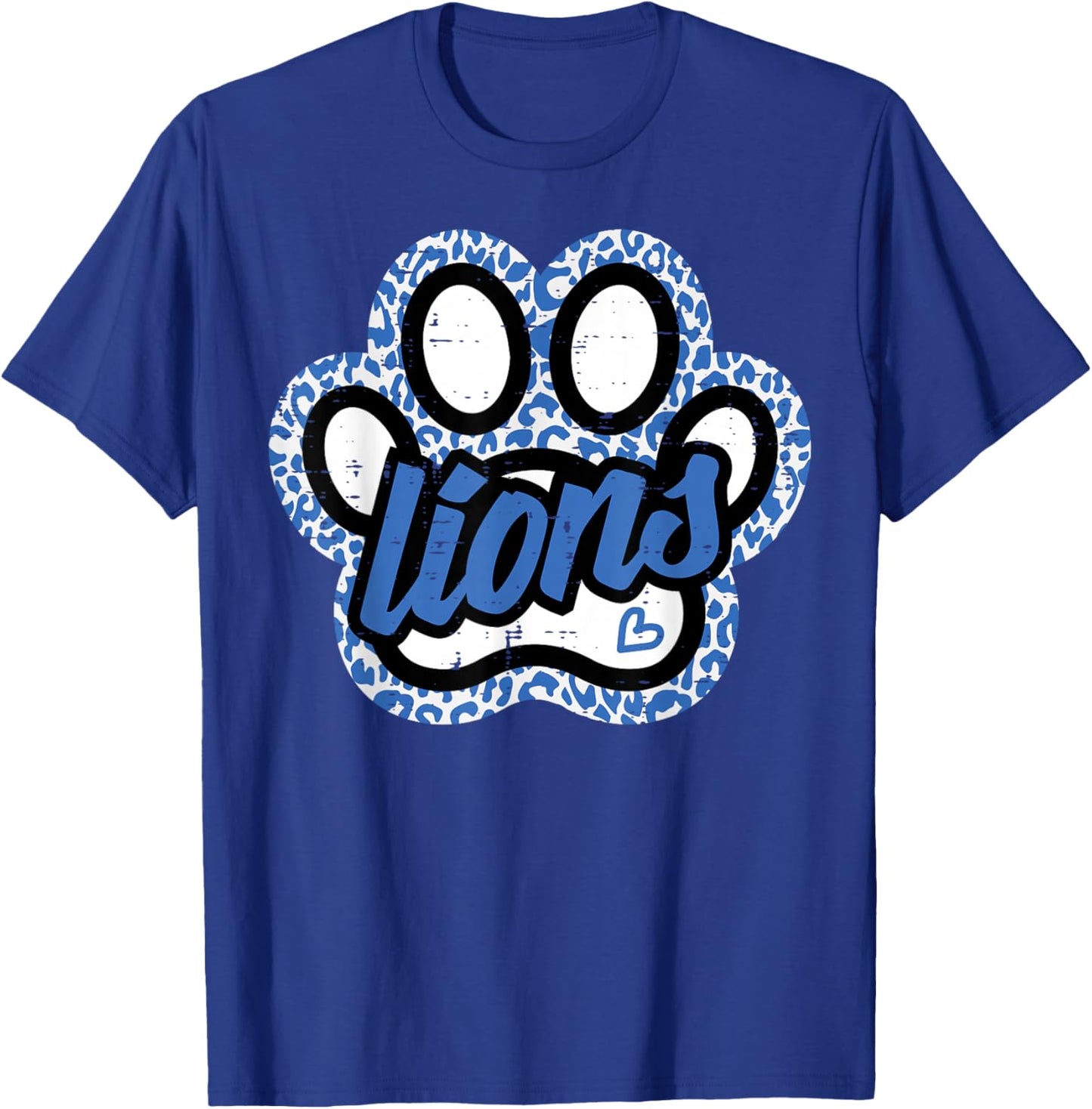 Lion Paw Men Kids Women Boys Girls Youth Teen T-Shirt - T-Shirt | Royal