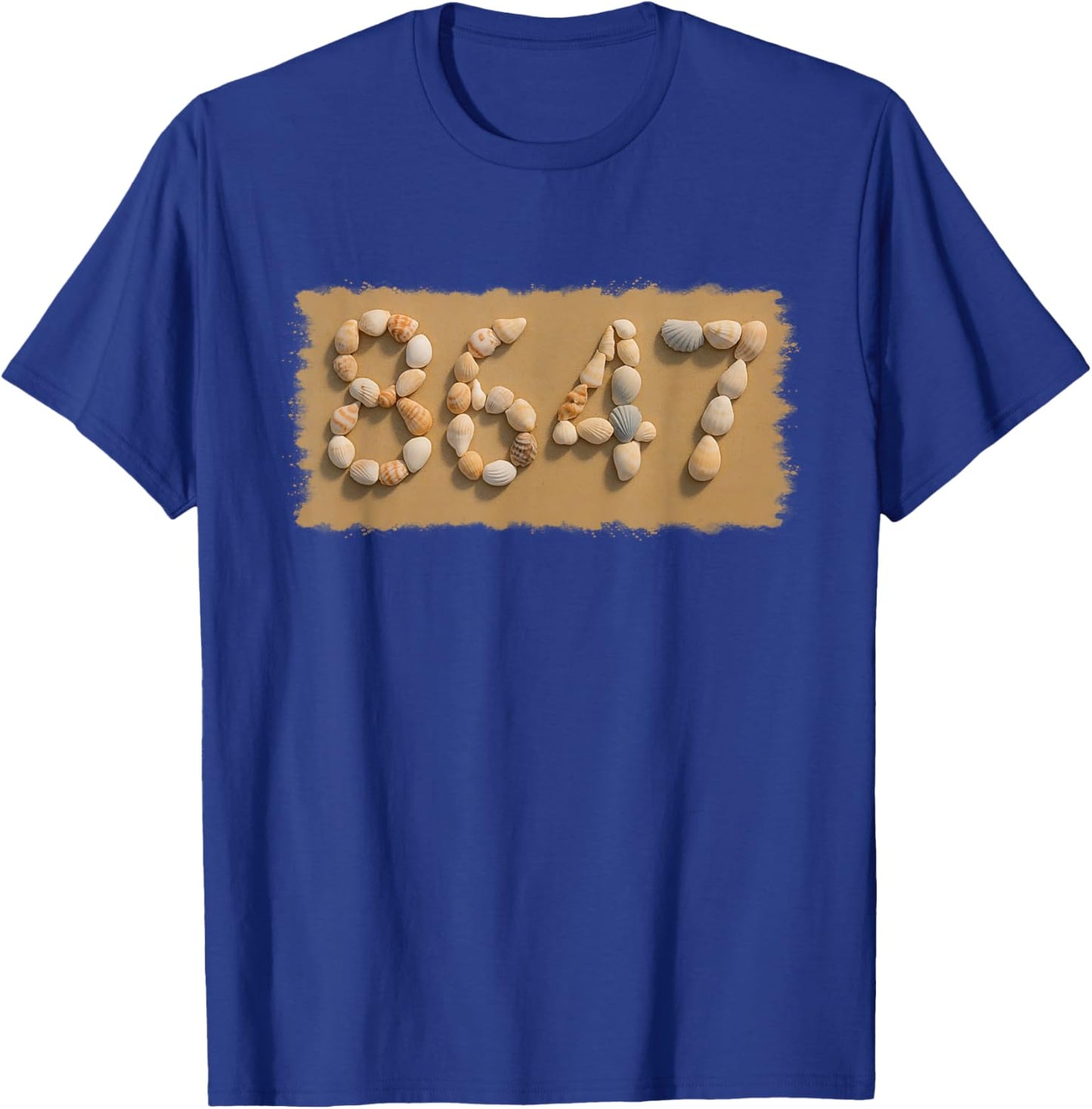 86 47 8647 Shirt 86 47 Seashells Sea Shells Summer Beach T-Shirt - T-Shirt | Royal