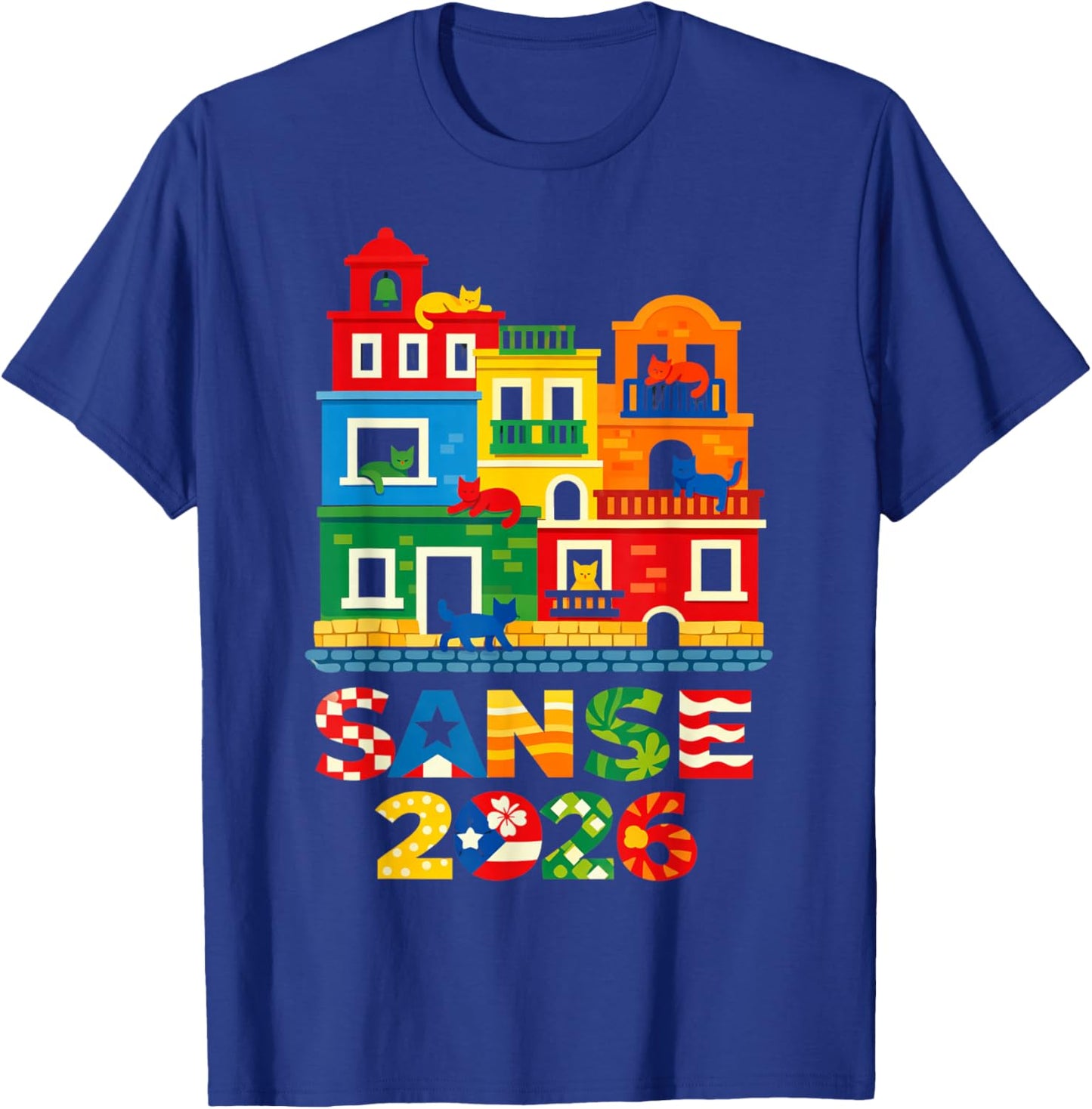 Balcones De Cora Sanse 2026 Juan San Festival San Sebastian T-Shirt - T-Shirt | Royal