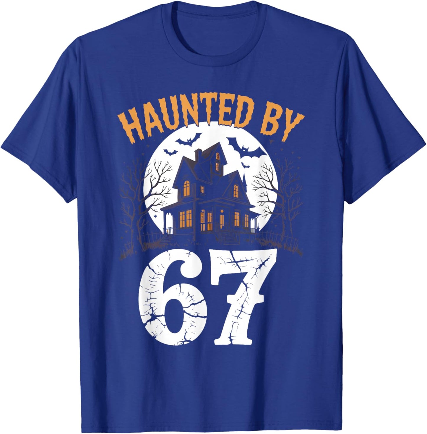 67 Meme Halloween Costume Brainrot Haunted 6 7 Six Seven T-Shirt - T-Shirt | Royal