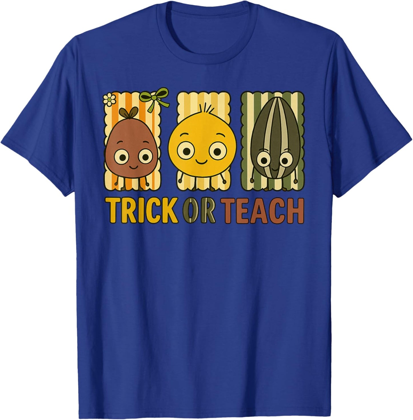 Trick Or Teach, The Bad Seed Halloween Costume T-Shirt - T-Shirt | Royal