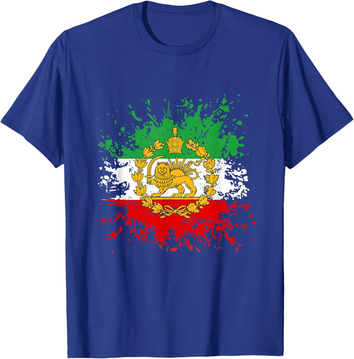 Iran Lion Sun Flag,Iran,Persian,Shir o Khorshid T-Shirt - T-Shirt | Royal