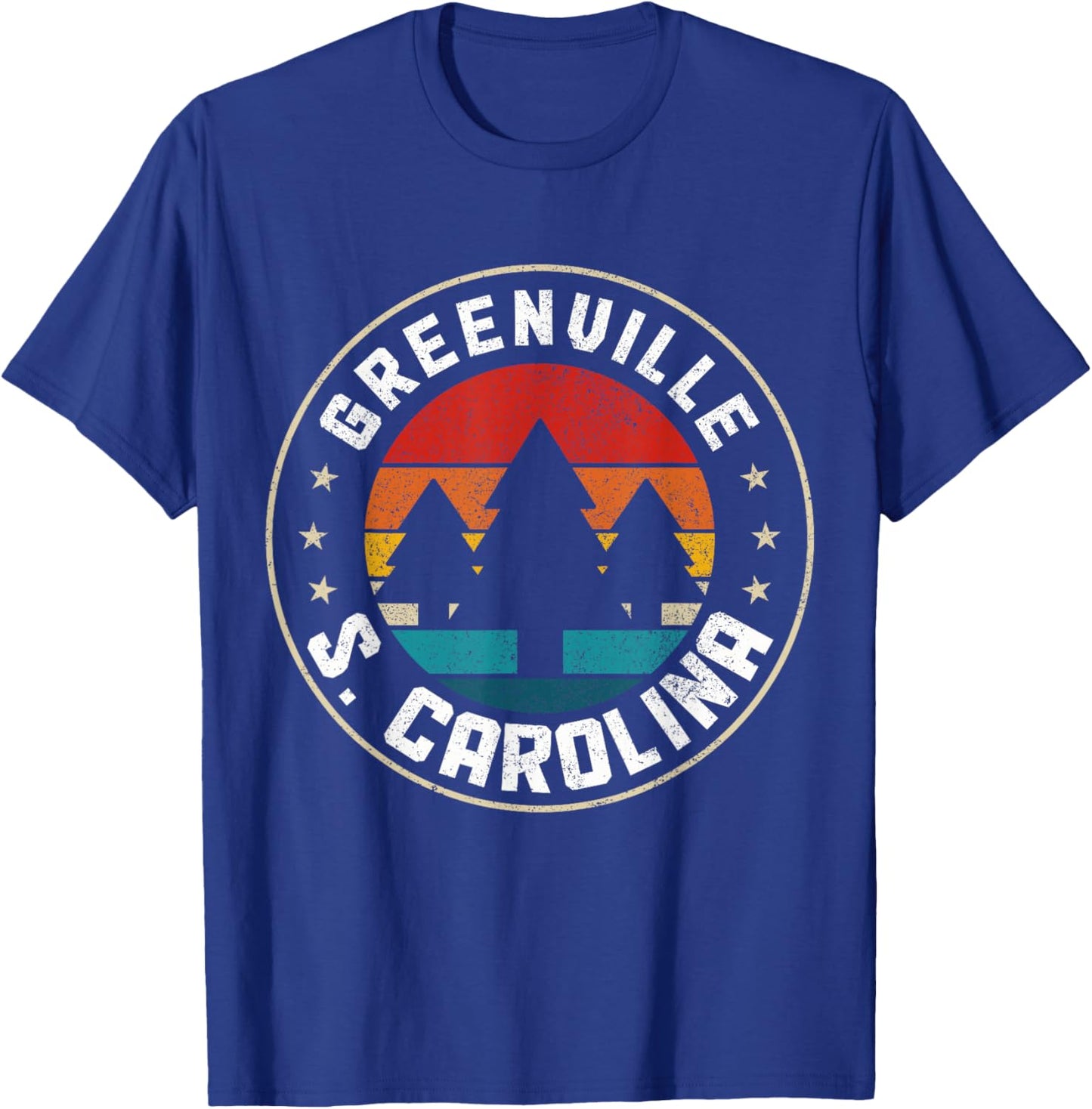 Greenville South Carolina Vintage Retro Pride Emerald T-Shirt - T-Shirt | Royal