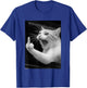 Funny Angry Cat Men Women Gift T-Shirt - T-Shirt | Royal