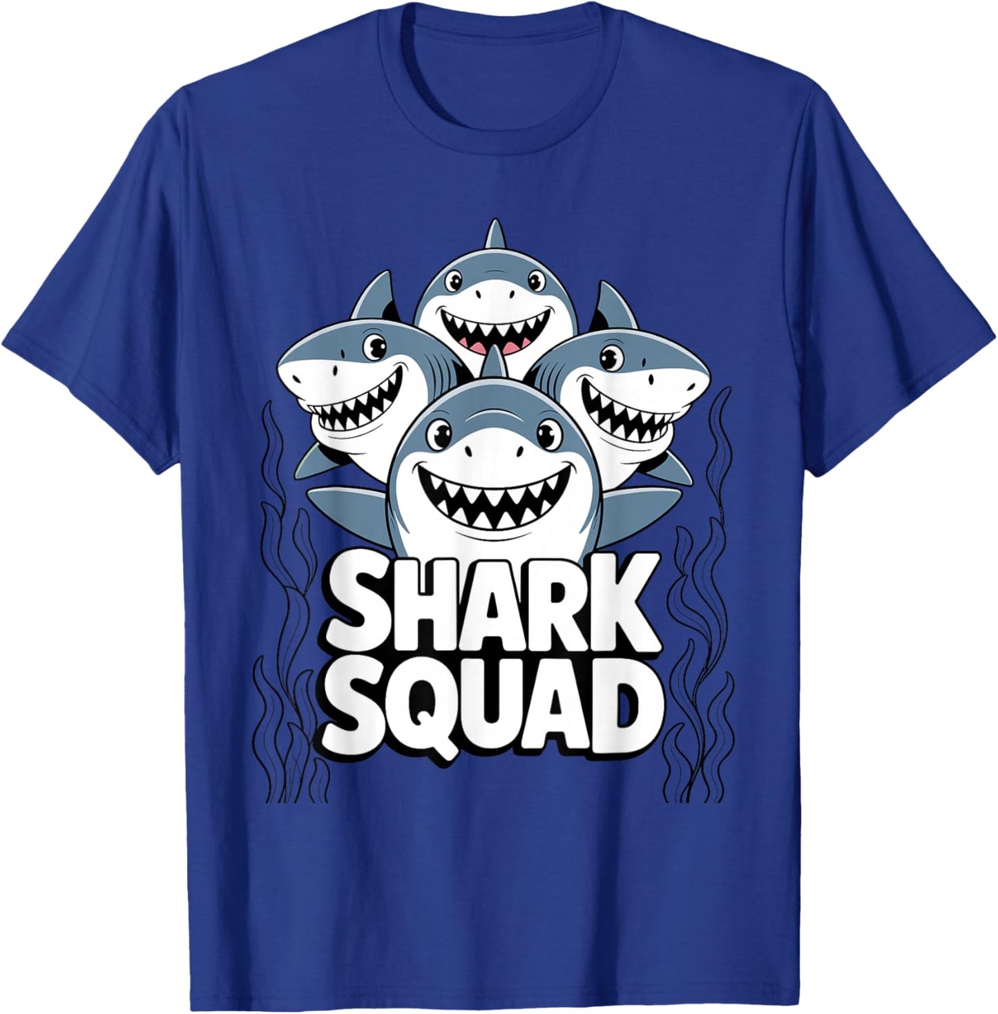Cool Shark Art Women Great White Hammerhead Shark T-Shirt - T-Shirt | Royal