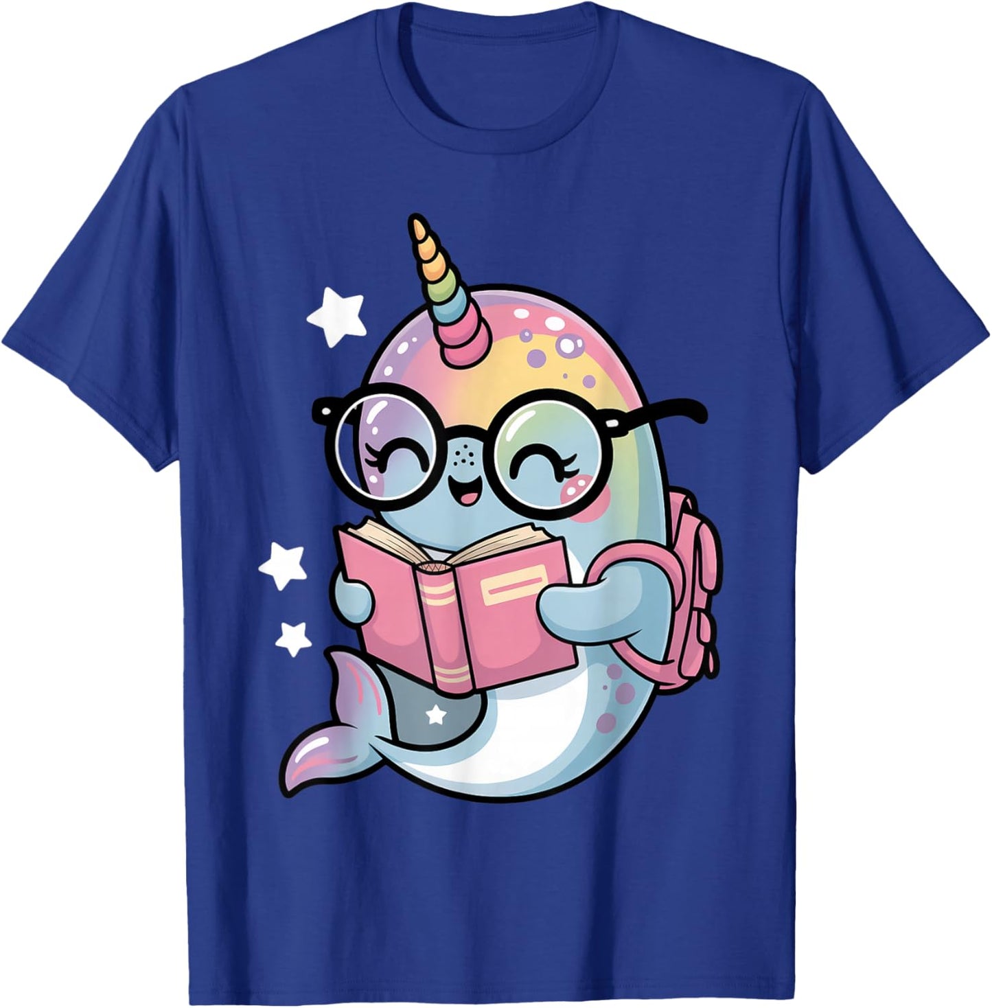 Kawaii Narwhal School Narwhal Costume Sea Unicorns Narwhal T-Shirt - T-Shirt | Royal