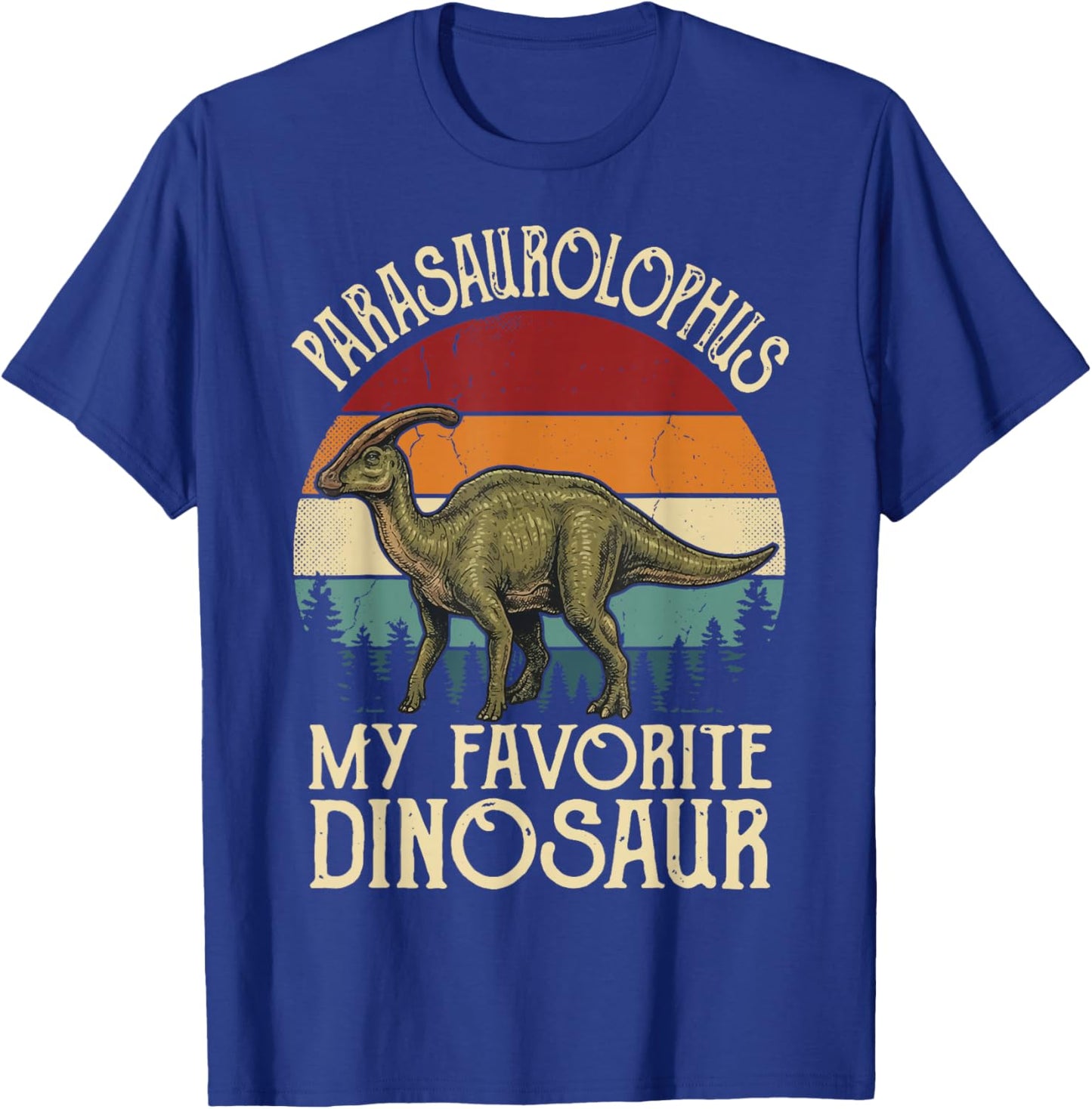 Parasaurolophus My Favorite Dinosaur T-Shirt - T-Shirt | Royal