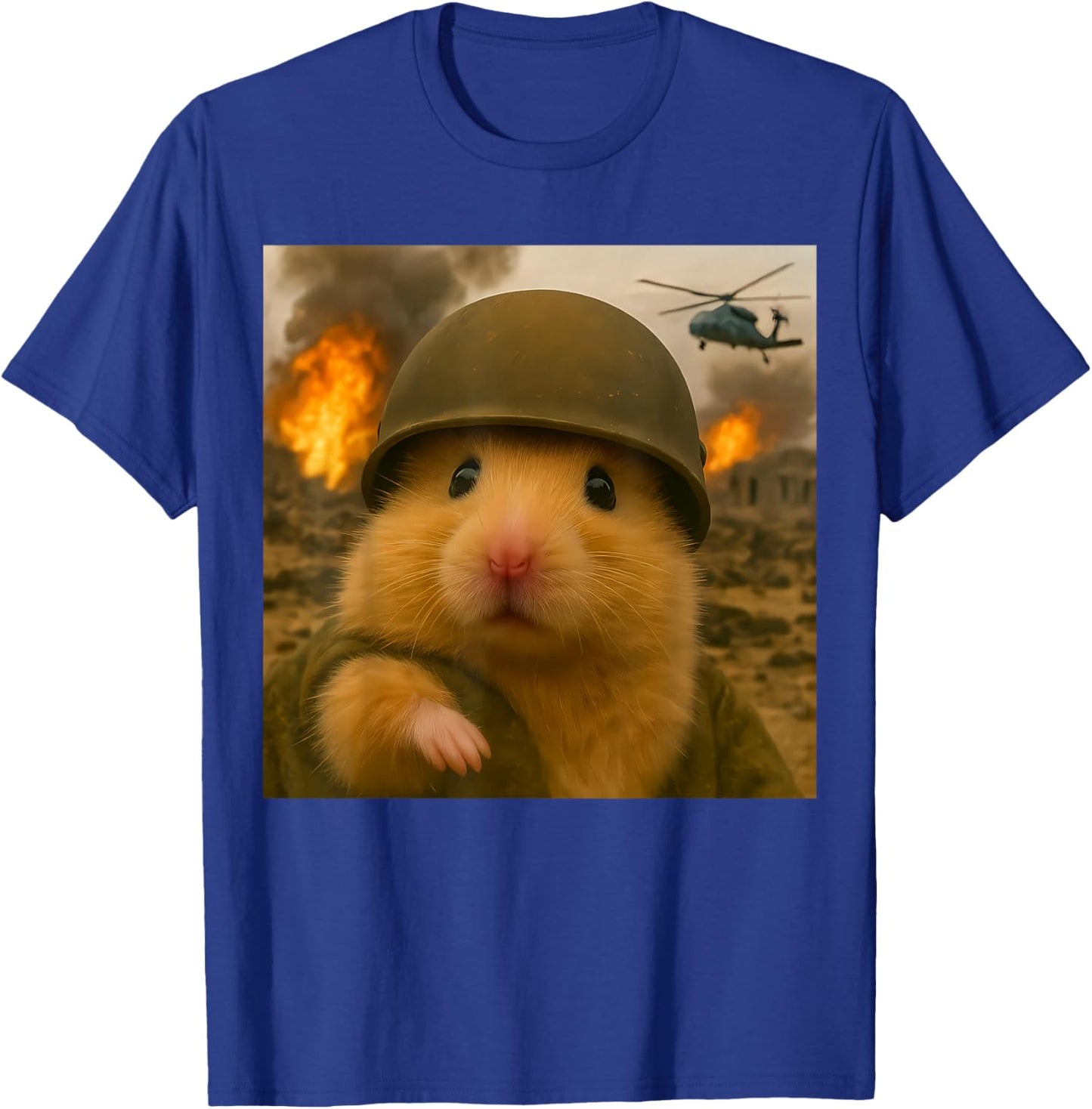 Funny Hamster Cute Meme Graphic T-Shirt - T-Shirt | Royal