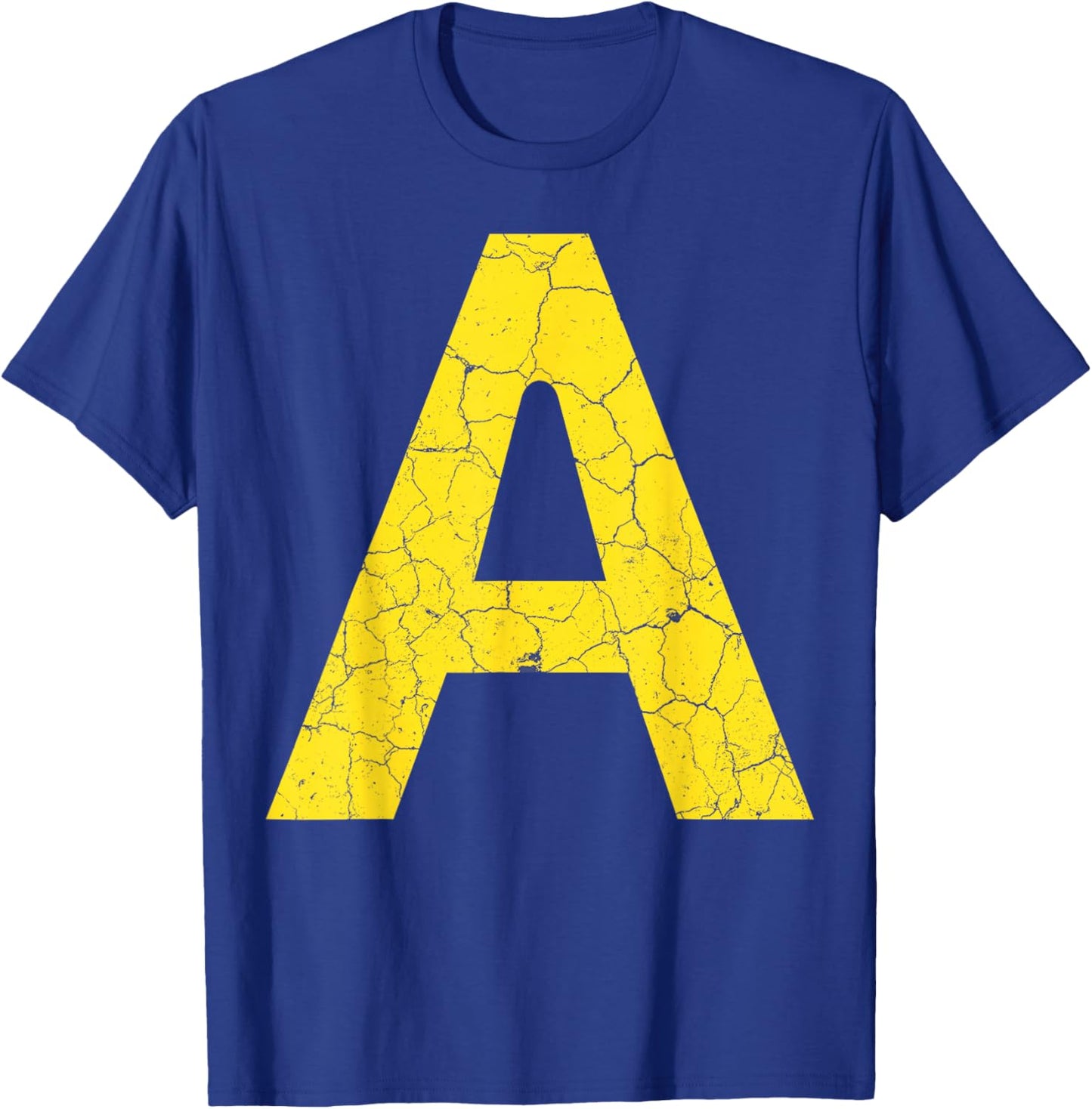 Halloween Letter A Alphabet Matching Costume Men Women Kids T-Shirt - T-Shirt | Royal