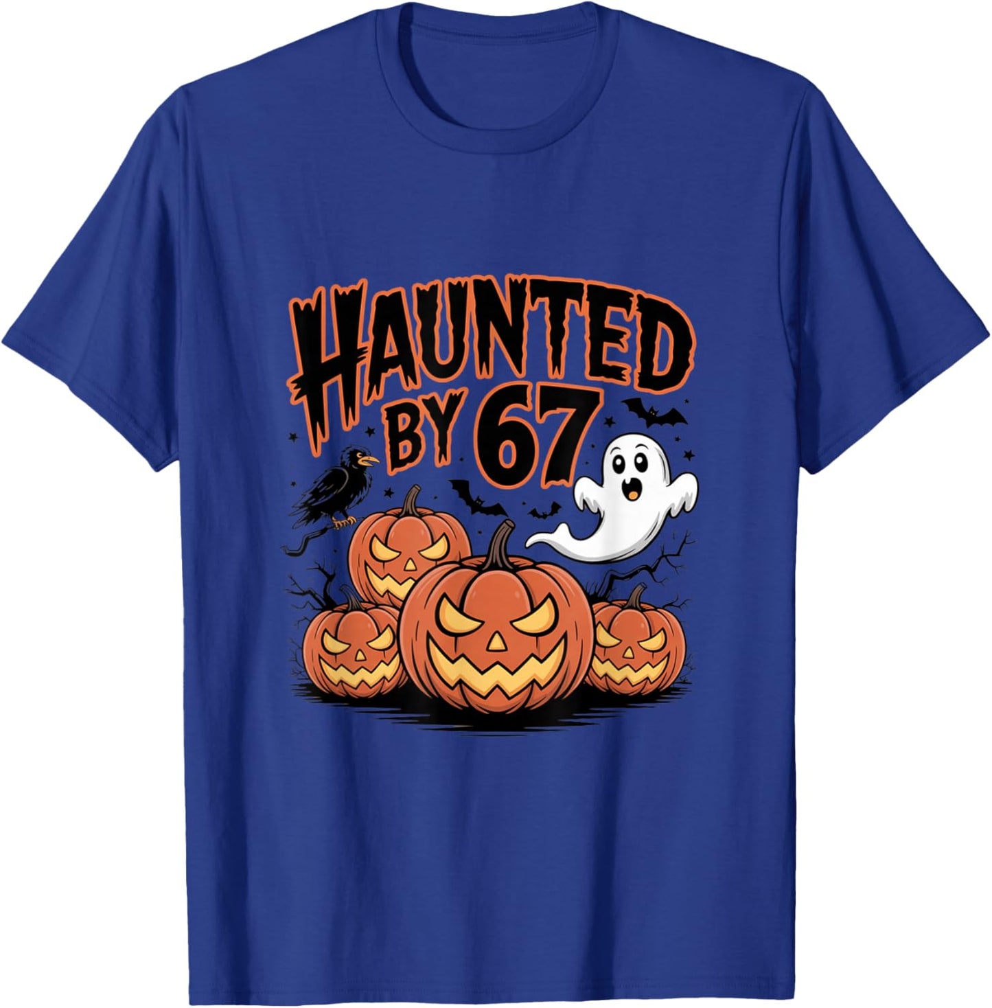 Haunted by 6-7 Funny Halloween 6-7 Costume Six Seven T-Shirt - T-Shirt | Royal