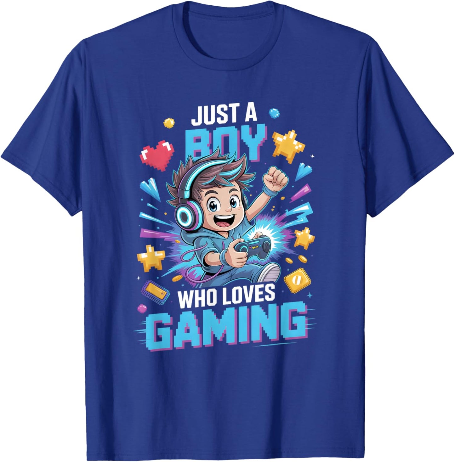 Boys Gaming T-Shirt - T-Shirt | Royal