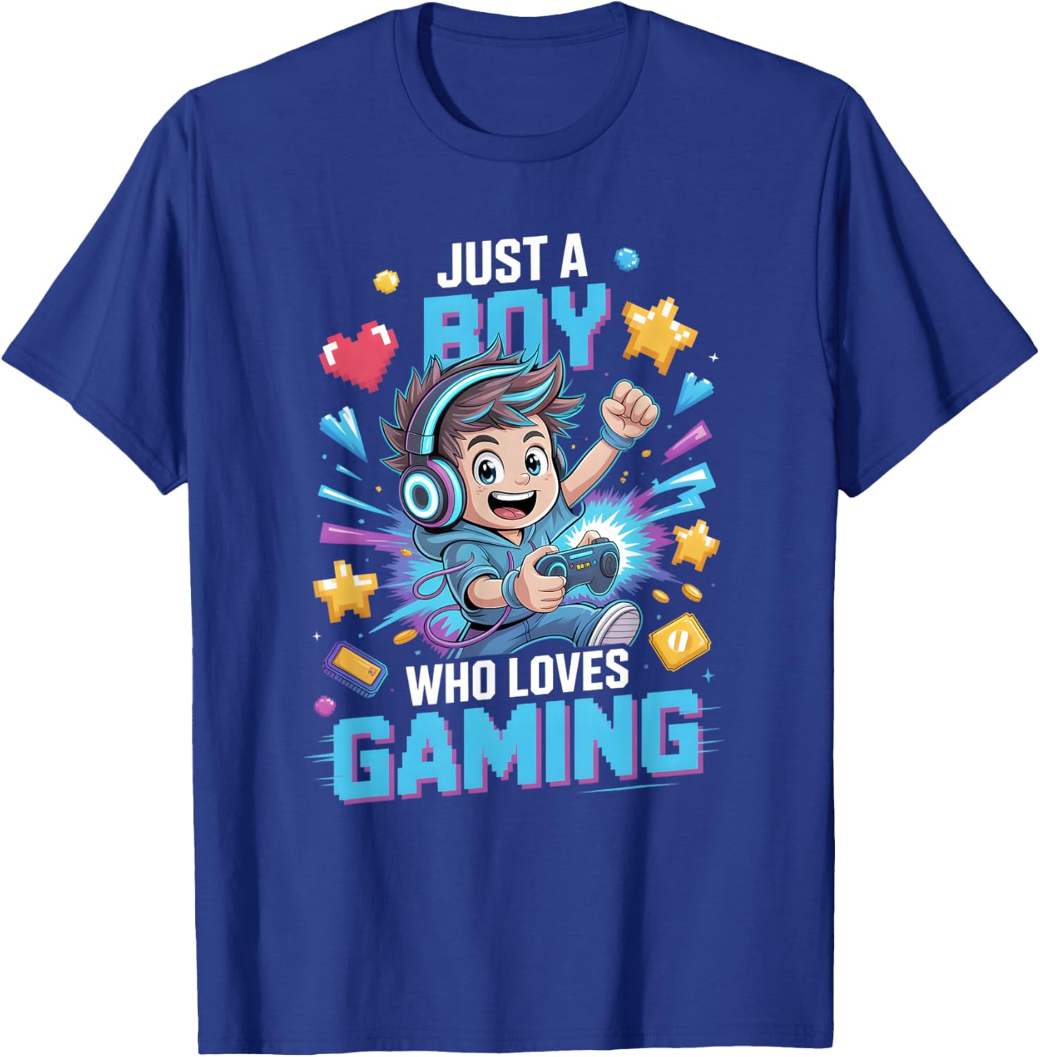 Boys Gaming T-Shirt - T-Shirt | Royal