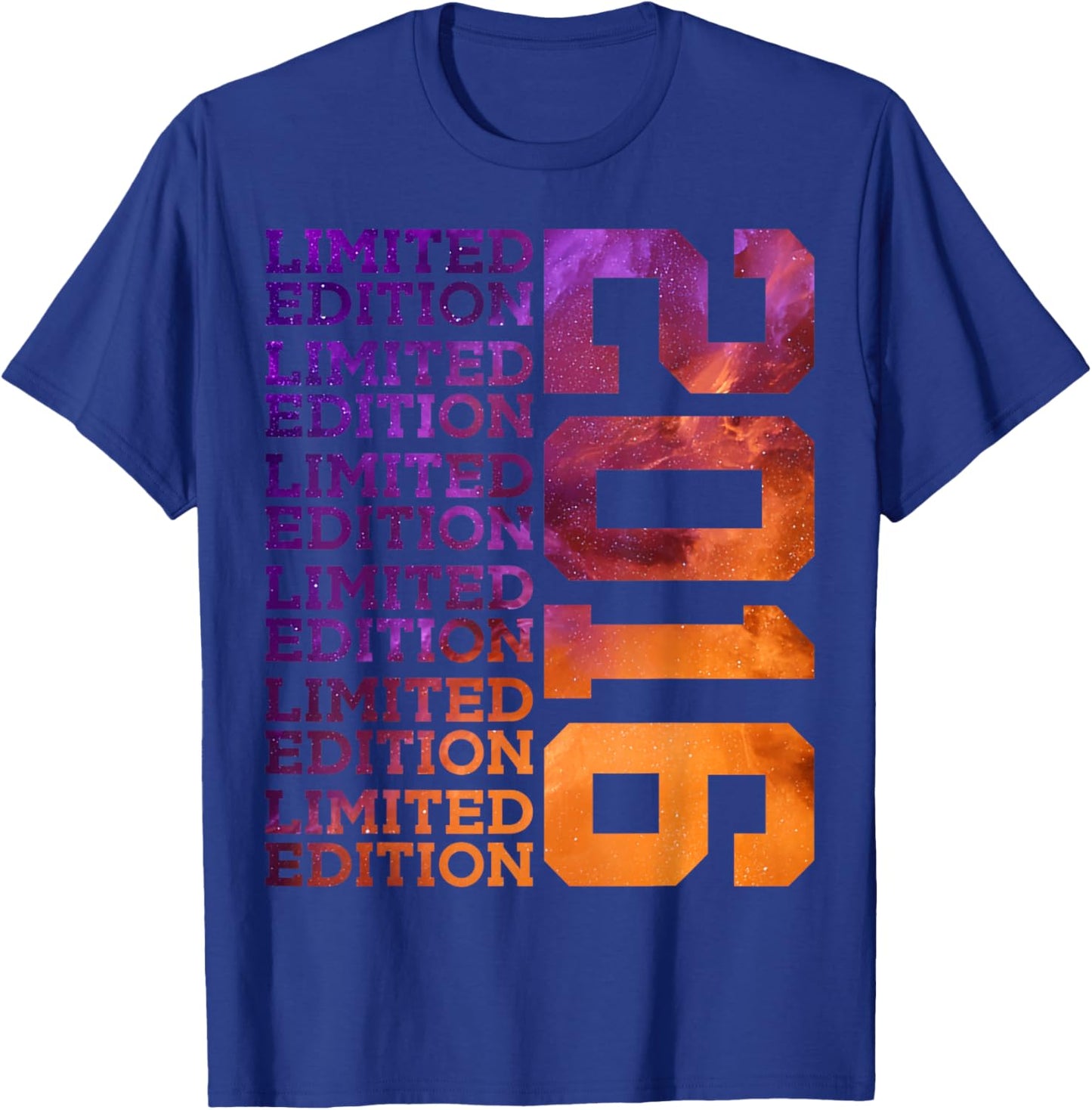 10 Years Limited Edition 2016 10TH Birthday T-Shirt - T-Shirt | Royal